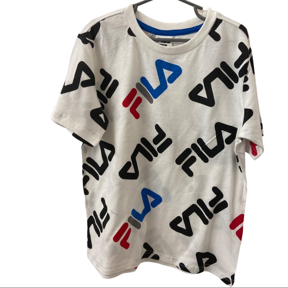 Boys’ FILA White Crew Neck Shirt - XL 18/20